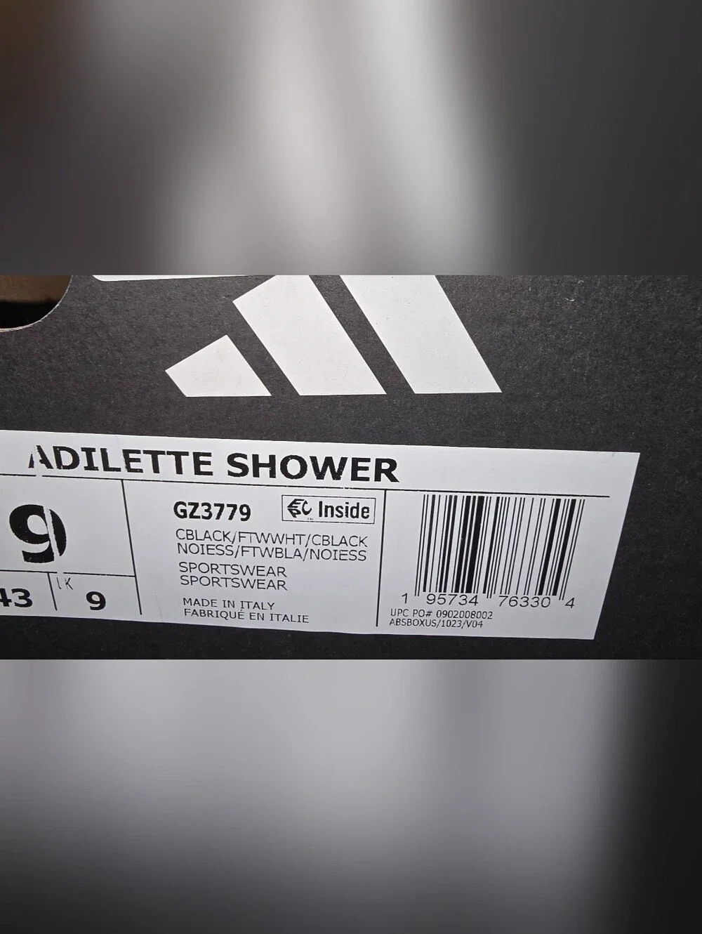 adidas Adilette Shower Slides – NIBMen's Size 9M/10W